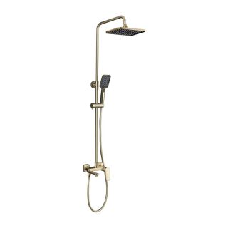 Душевая стойка Frap F2486-3 Золотой сатин